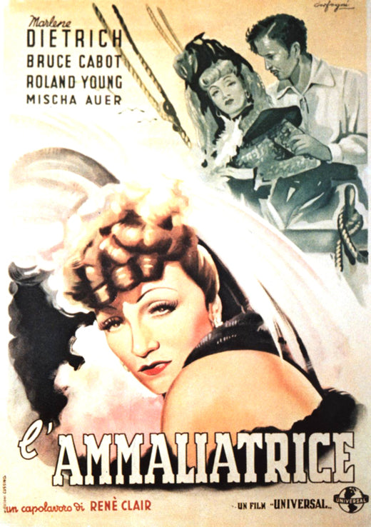 The Flame of New Orleans Movie Poster Print showcasing vibrant colors and classic cinema charm.