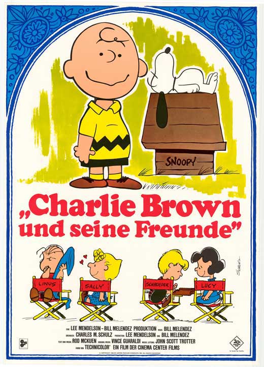 A Boy Named Charlie Brown Movie Poster Print featuring Charlie Brown.