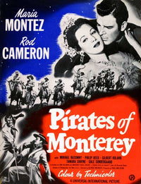 Pirates of Monterey Movie Poster Print showcasing high-seas adventure.