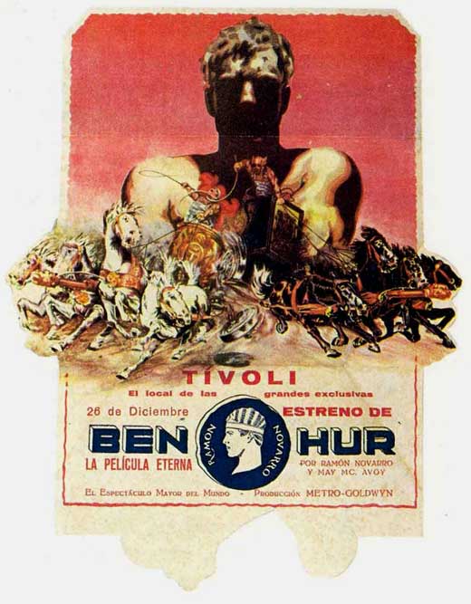 Ben-Hur Movie Poster Print featuring iconic film artwork