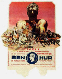 Ben-Hur Movie Poster Print featuring iconic film artwork