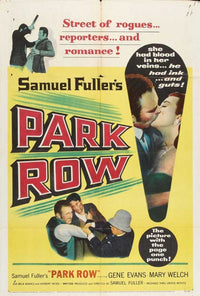 Park Row Movie Poster Print showcasing cinematic artwork.