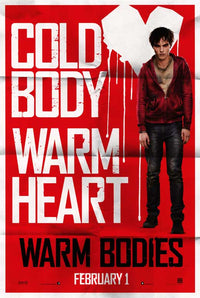 Warm Bodies Movie Poster Print showcasing unique zombie romance.