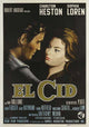 El Cid Movie Poster Print showcasing classic film artwork.