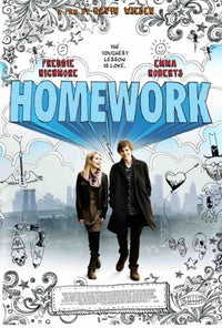 Homework Movie Poster Print showcasing vibrant colors and design.