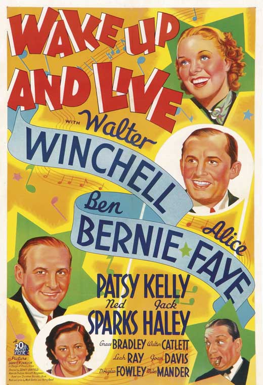 Wake Up and Live Movie Poster Print showcasing vibrant motivational design.