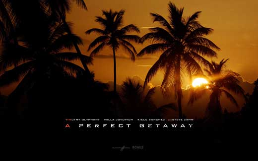 A Perfect Getaway Movie Poster Print showcasing adventure and excitement