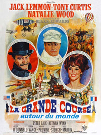 The Great Race Movie Poster Print showcasing classic cinema artwork.