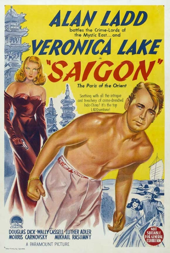 Saigon Movie Poster Print showcasing vibrant cinematic art.