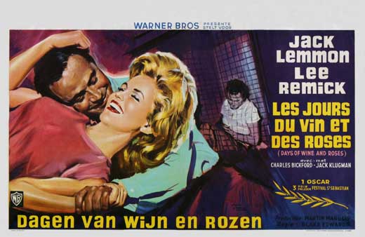 Days of Wine and Roses Movie Poster Print, showcasing classic cinema art.