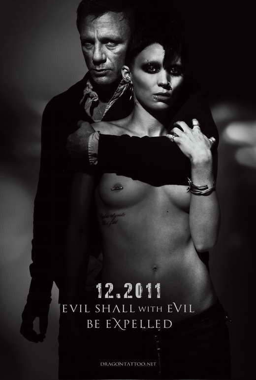 The Girl with the Dragon Tattoo Movie Poster Print (27x40)