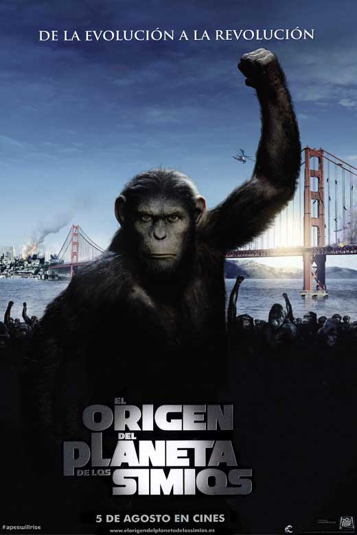 Rise of the Planet of the Apes Movie Poster Print showcasing stunning visuals.