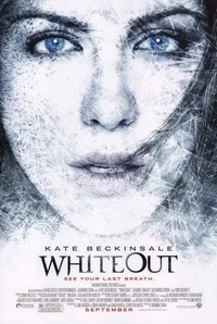 Whiteout Movie Poster Print featuring thrilling adventure film art.