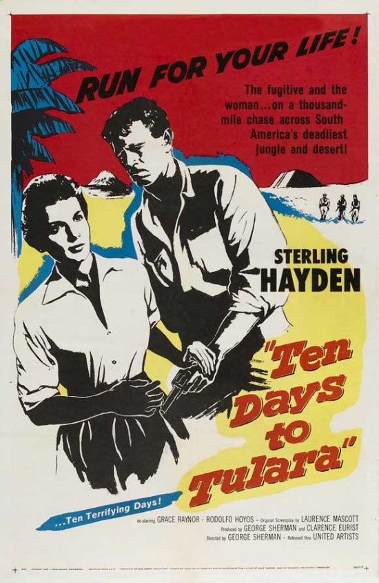 Ten Days to Tulara Movie Poster Print - vibrant cinematic artwork