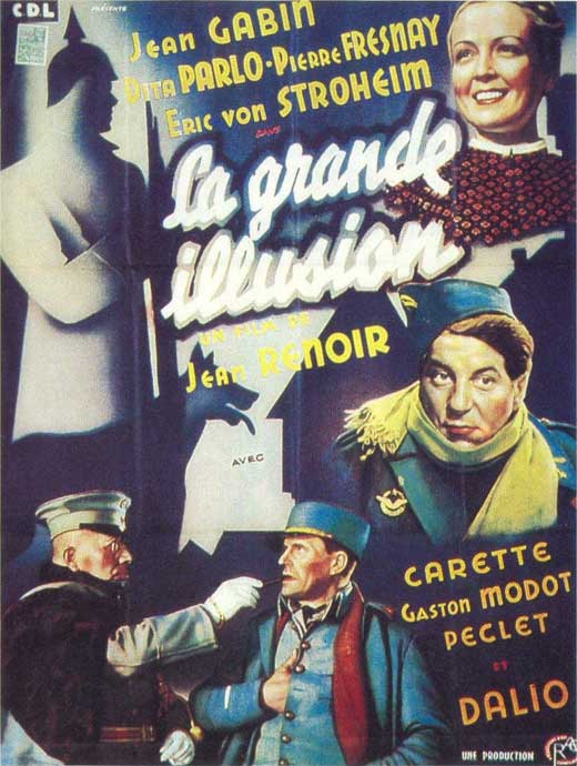 Grand Illusion Movie Poster Print showcasing classic cinema art.