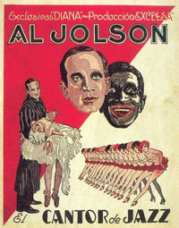 The Jazz Singer Movie Poster Print showcasing classic film imagery.