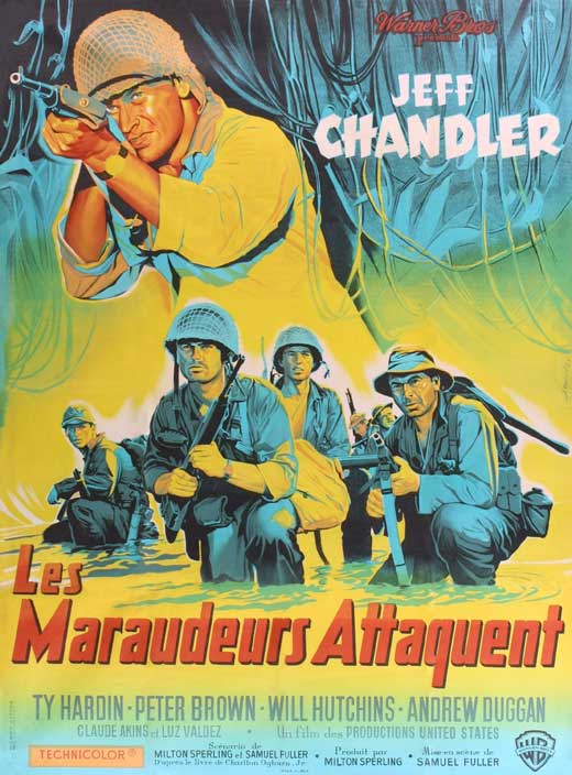 Merrill's Marauders Movie Poster Print showcasing the WWII unit.