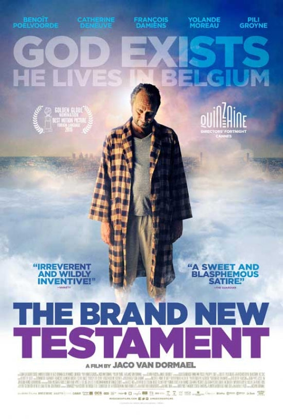 The Brand New Testament Movie Poster Print showcasing unique film art.