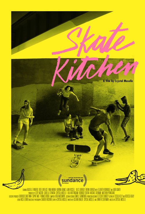 Skate Kitchen Movie Poster Print showcasing vibrant skateboard culture.