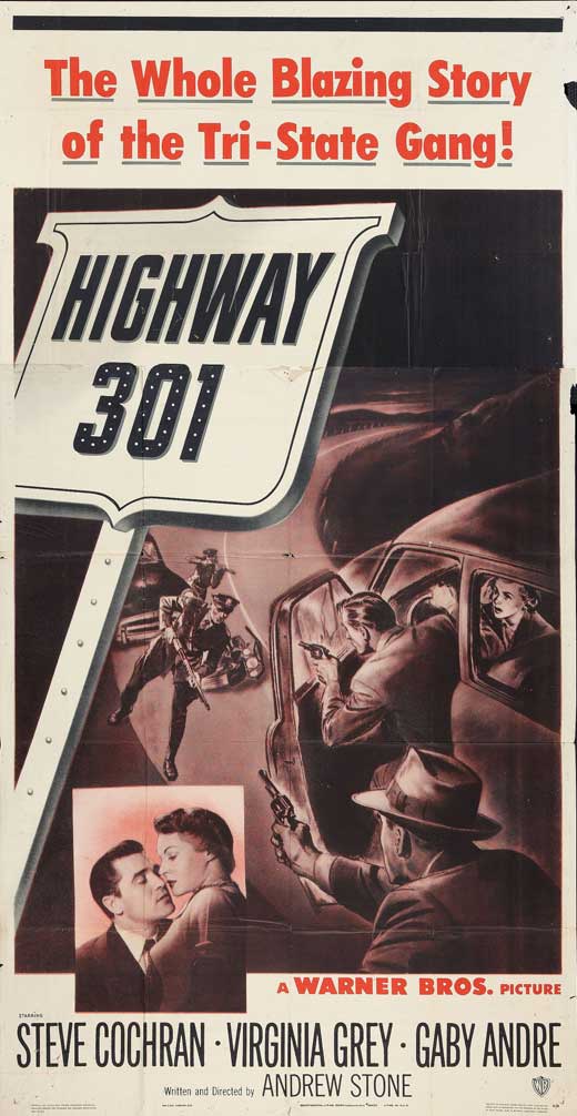 Highway 301 Movie Poster Print showcasing classic film imagery.