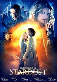 Stardust Movie Poster Print featuring enchanting fantasy adventure imagery.