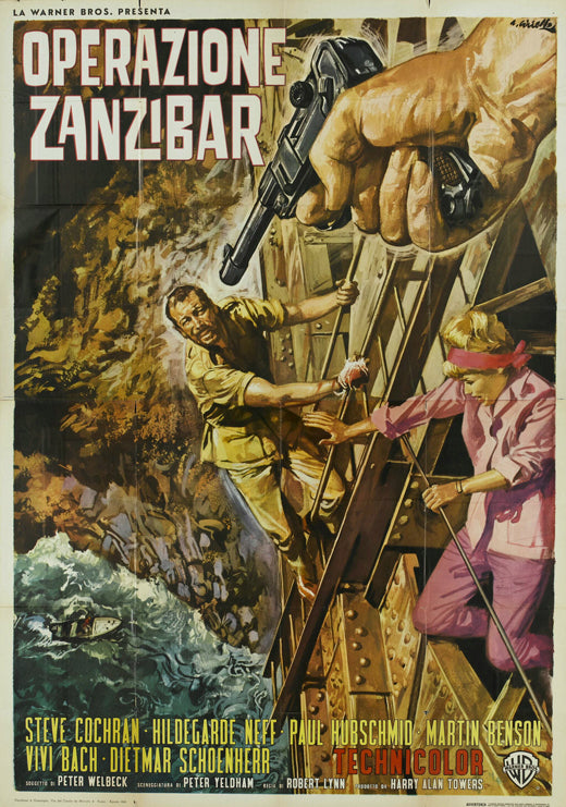 Mozambique Movie Poster Print showcasing vibrant colors and dynamic imagery.
