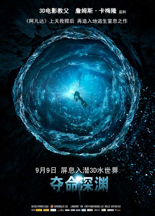 Sanctum Movie Poster Print featuring underwater adventure theme.