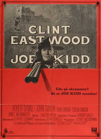 Joe Kidd Movie Poster Print featuring classic Western film imagery.