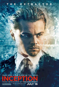 Inception Movie Poster Print showcasing iconic imagery from the film.