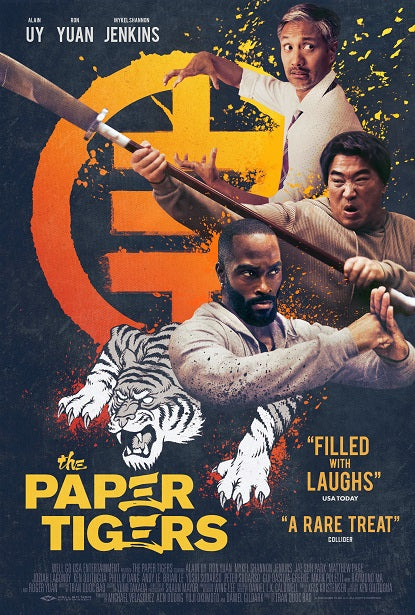 The Paper Tigers Movie Poster Print showcasing vibrant colors and dynamic imagery.