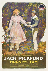Huck and Tom Movie Poster Print showcasing adventure and friendship.