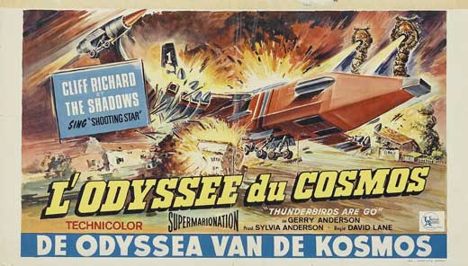 Thunderbirds Are Go Movie Poster Print showcasing the iconic characters and action.