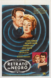 Portrait in Black Movie Poster Print showcasing cinematic artistry.