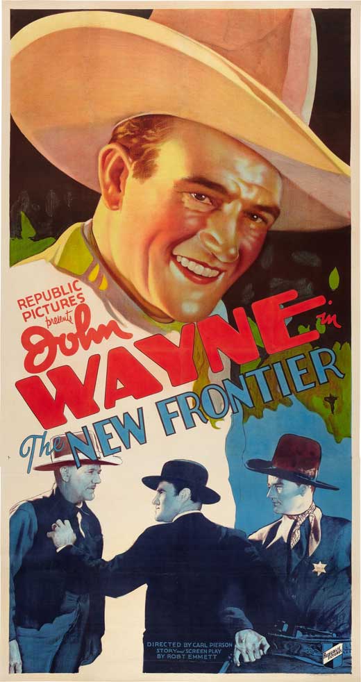 The New Frontier Movie Poster Print showcasing adventure and exploration.