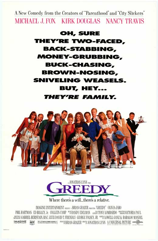Greedy Movie Poster Print showcasing vibrant imagery and colors.