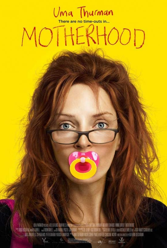 Motherhood Movie Poster Print showcasing family-themed artwork.