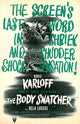 The Body Snatcher Movie Poster Print showcasing classic horror film art.