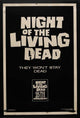 Night of the Living Dead Movie Poster Print (27x40)