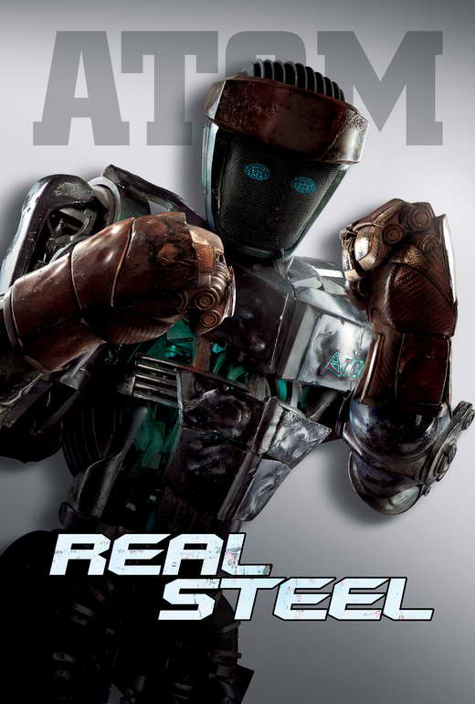 Real Steel Movie Poster Print featuring dynamic action imagery.