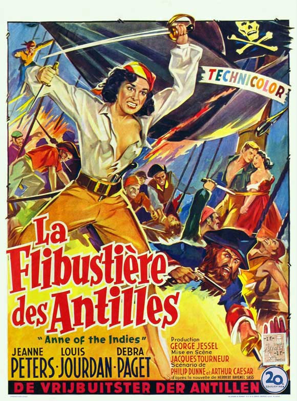 Anne of the Indies Movie Poster Print showcasing classic film imagery.