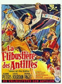 Anne of the Indies Movie Poster Print showcasing classic film imagery.