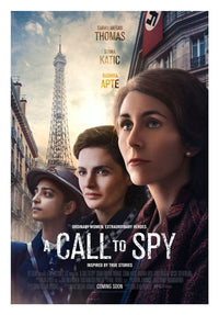 A Call to Spy Movie Poster Print showcasing historical espionage themes.