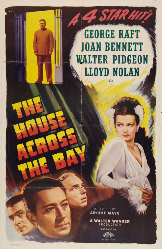 The House Across the Bay Movie Poster Print, 27 x 40 inch