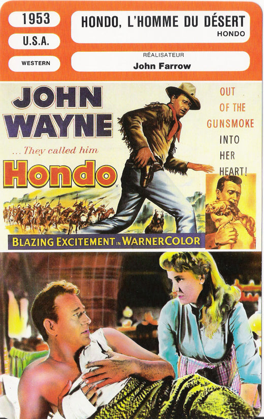 Hondo Movie Poster Print showcasing classic cinematic art.