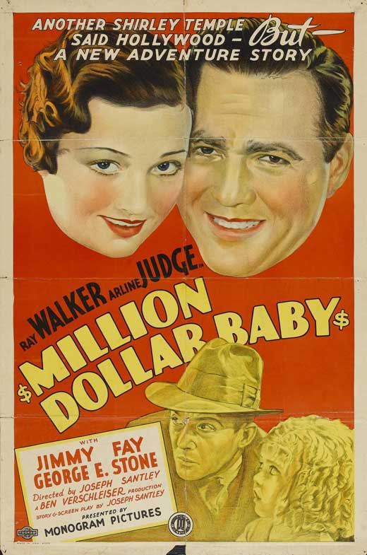 Million Dollar Baby Movie Poster Print featuring powerful imagery.