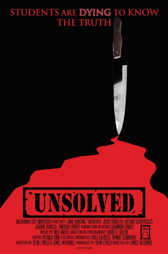 Unsolved Movie Poster featuring captivating visuals