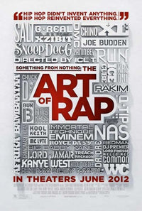 Something from Nothing: The Art of Rap Movie Poster showcasing hip-hop culture.
