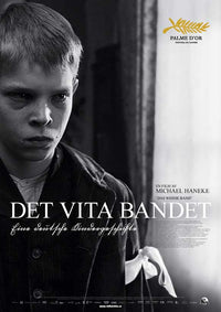 The White Ribbon Movie Poster Print showcasing stark imagery and emotional depth.