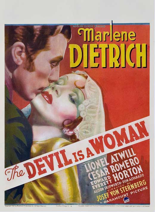 The Devil Is a Woman Movie Poster Print showcasing dramatic visuals.