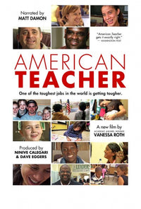 American Teacher Movie Poster Print showcasing dedication to education.